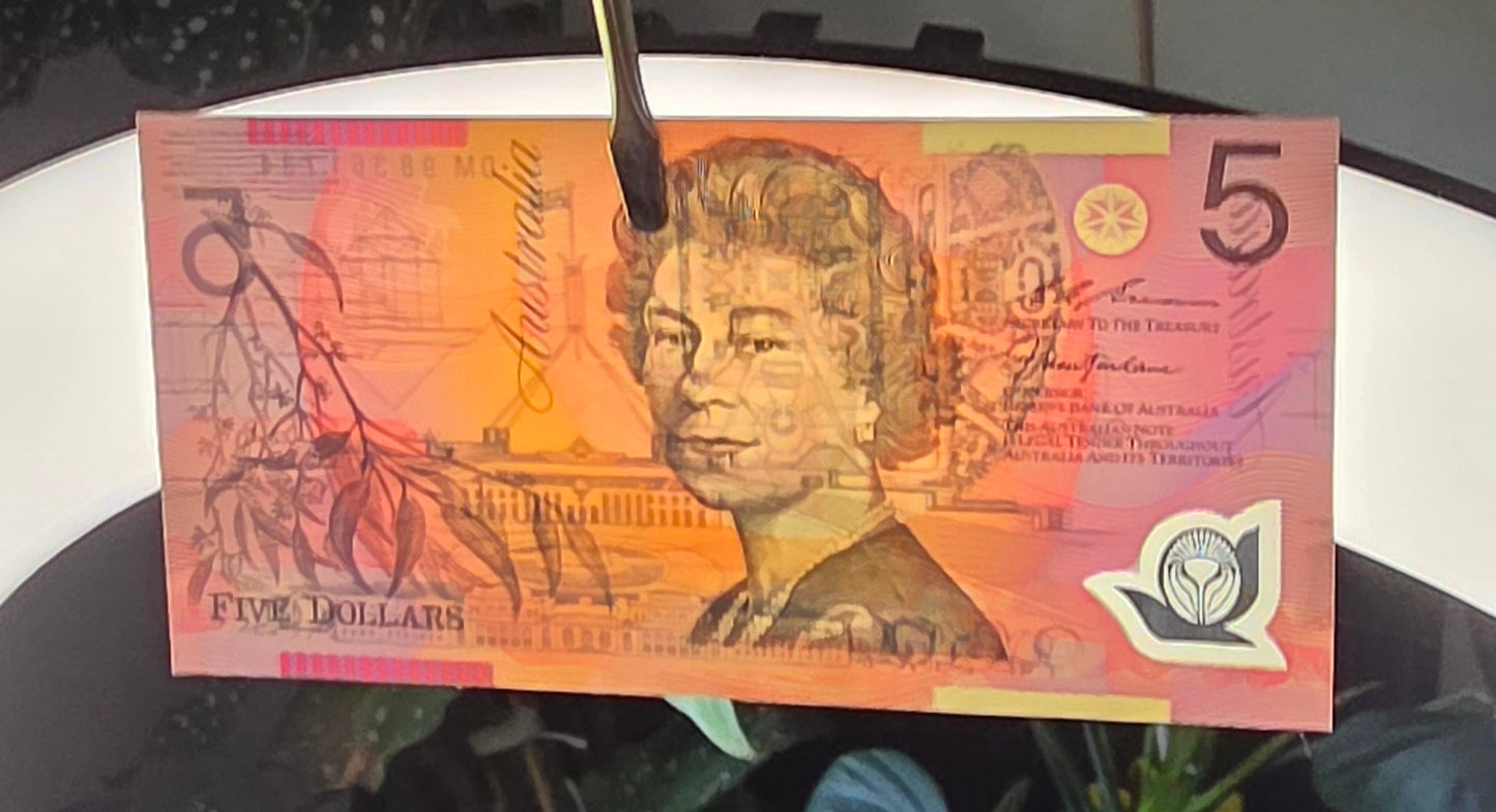 5 dollars 1997 Australia notes Uncirculated UNC