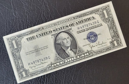 One Dollar 1935 Blue Seal United States of America USA Gem Uncirculated UNC (Misalignment error) Rare