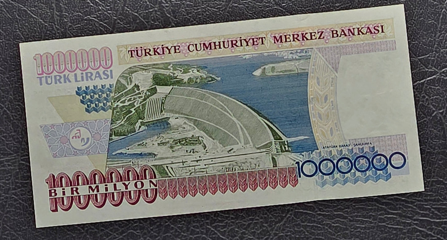 Turkey set of 10000 to one million Lira Turkey Türkiye Uncirculated UNC (Seven banknotes)