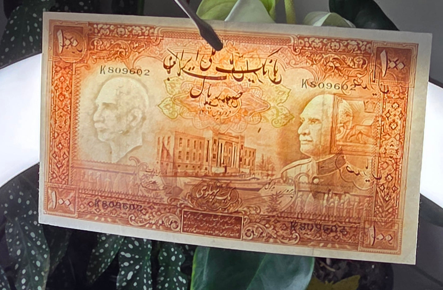 100 Rials 1938 without Cap Very fine (VF)