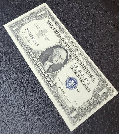 One Dollar 1957 Blue Seal United States of America USA Gem Uncirculated
