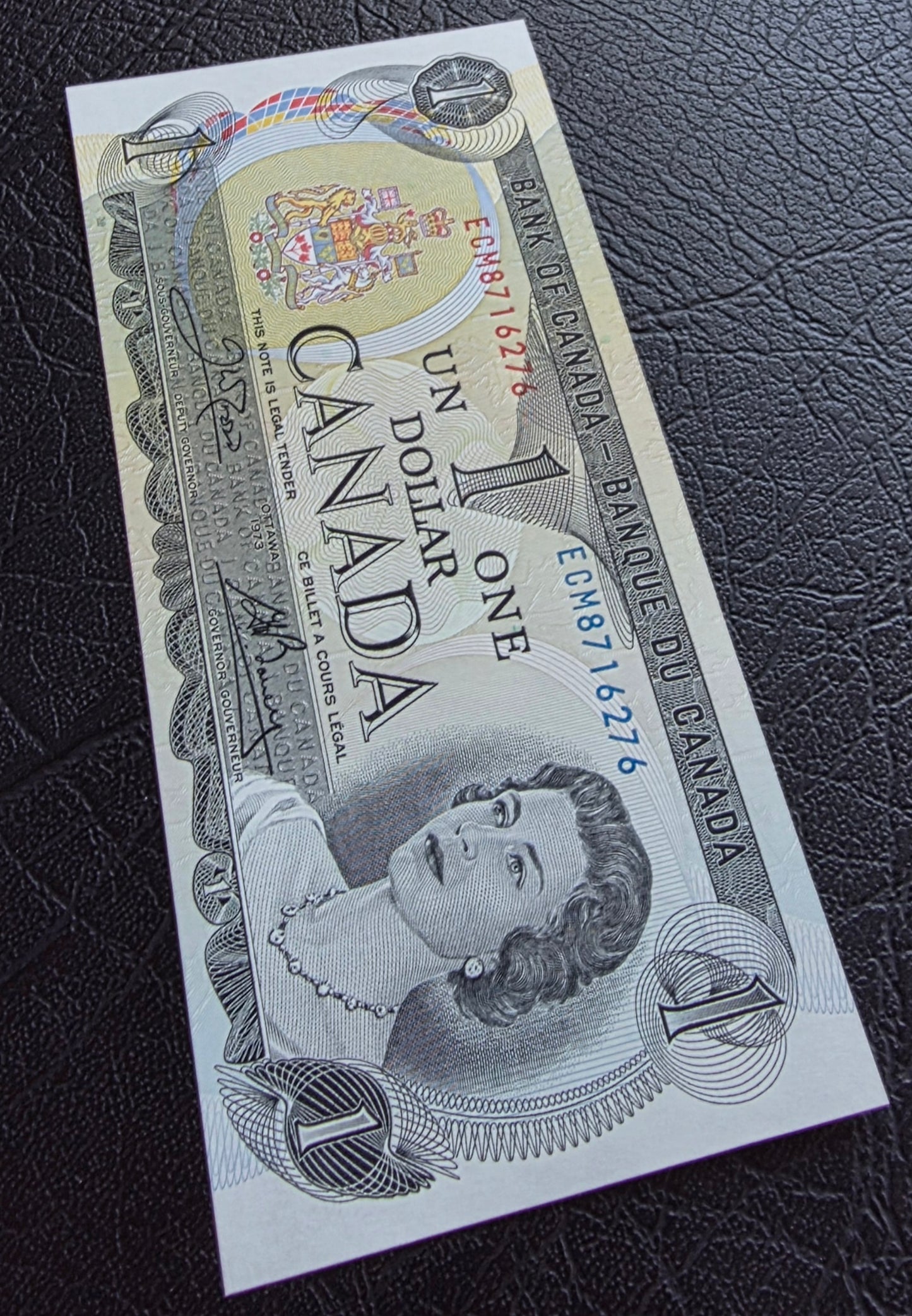 1 One Dollar 1973 Canada Banknote Gem Uncirculated (UNC)