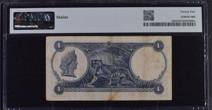 Straits Settlements/British Administration one Dollar 1935 Pick 16b PMG 25