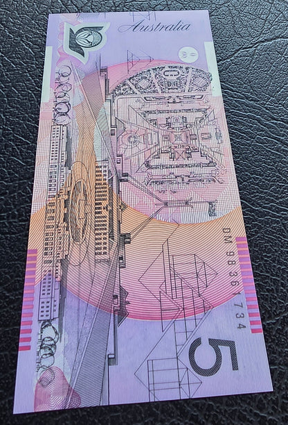 5 dollars 1997 Australia notes Uncirculated UNC