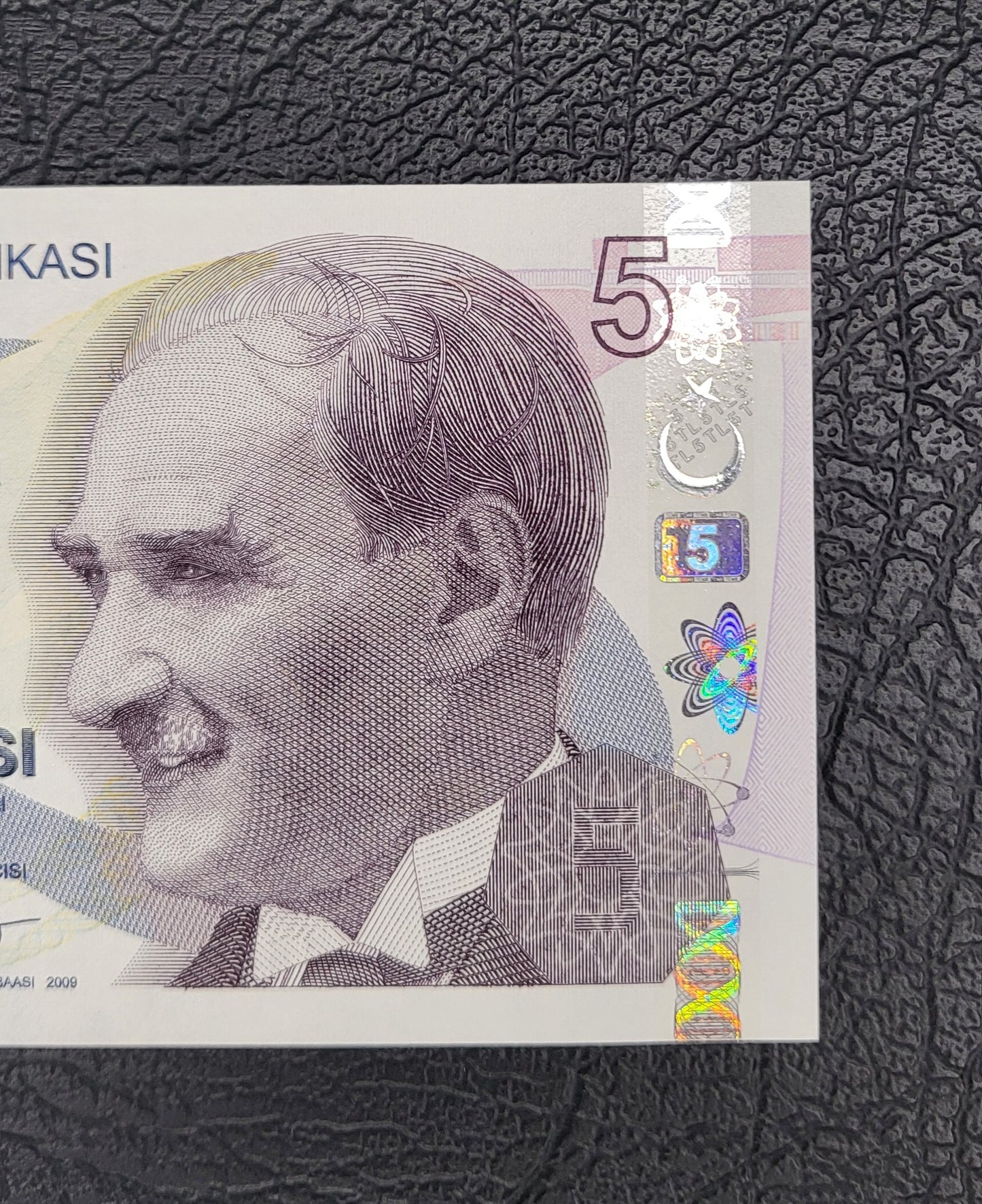 5 Lira 2023 Turkey Türkiye Uncirculated UNC Gem P 222g