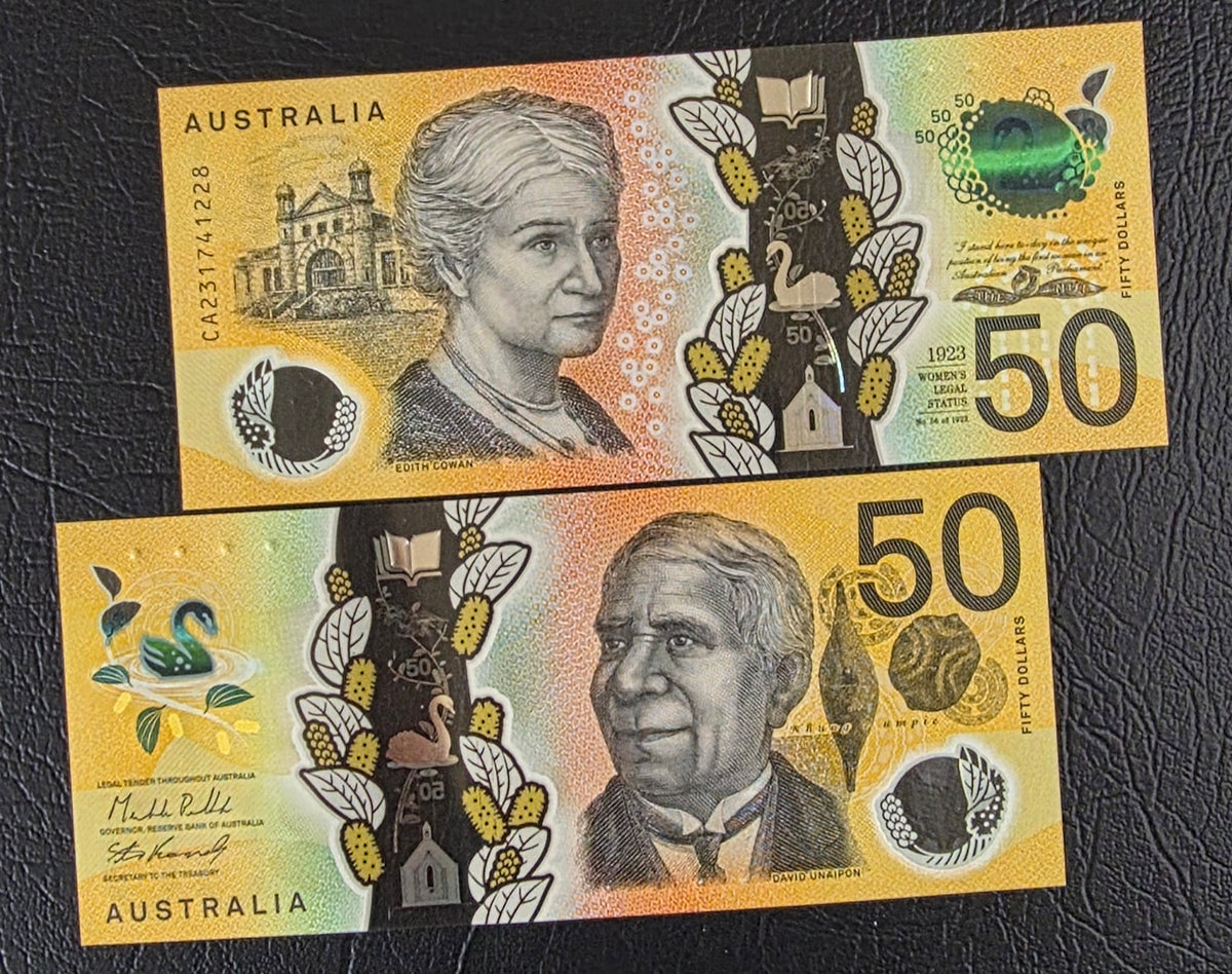 50 Dollars Australia 2023 polymer Gem Uncirculated UNC