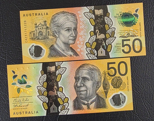 50 Dollars Australia 2023 polymer Gem Uncirculated UNC
