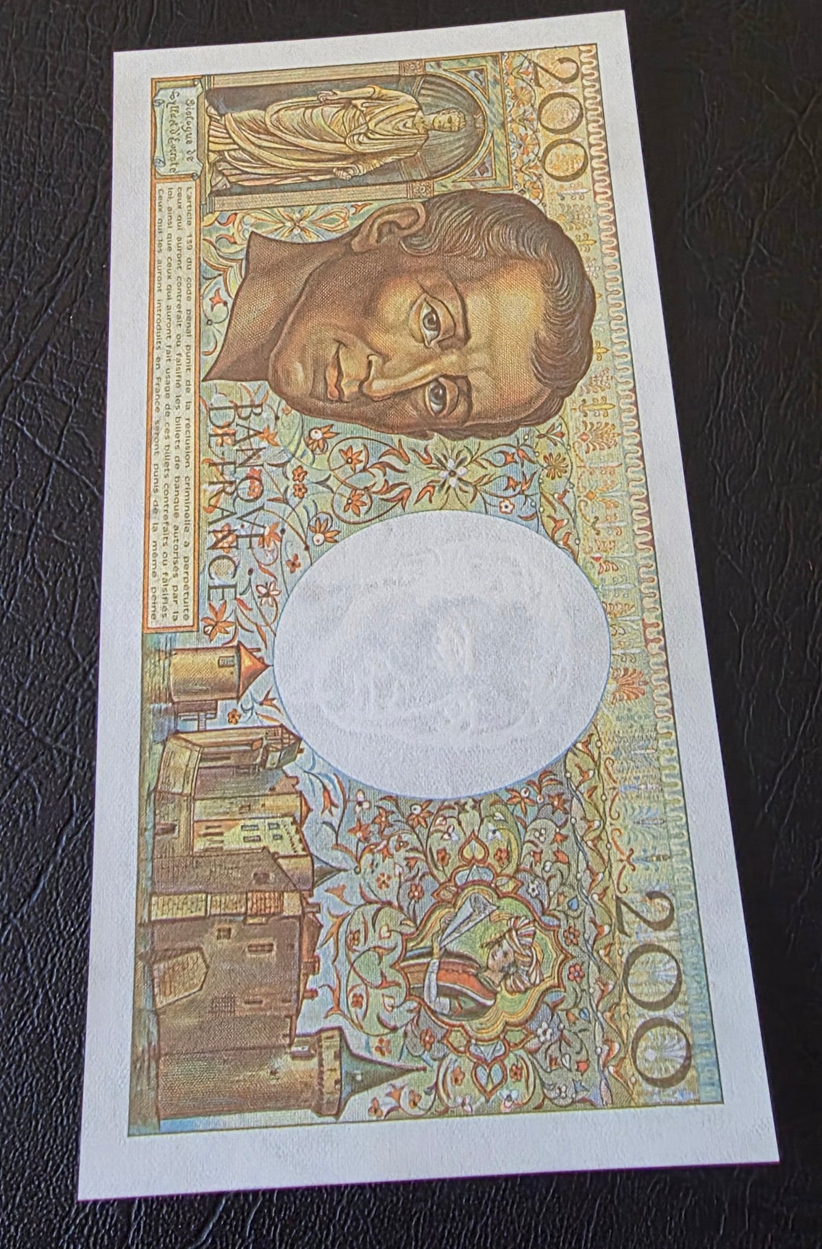 France 200 Francs 1989 Pre- Euro Pascal P 155c Uncirculated (Handelling signs)