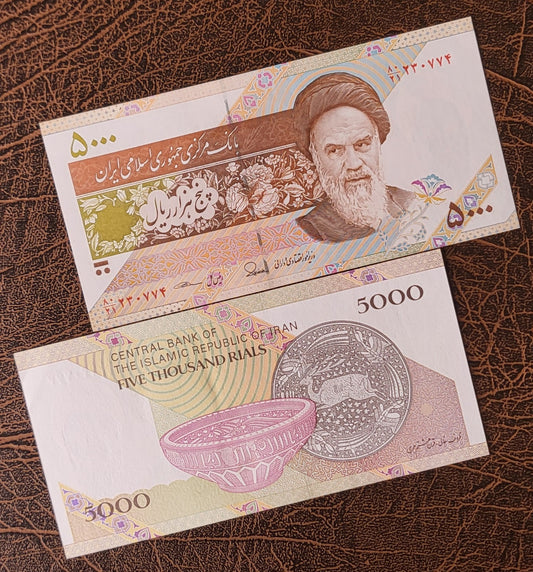 5000 Rials 2013 Iran Persian banknote Uncirculated GEM P 152