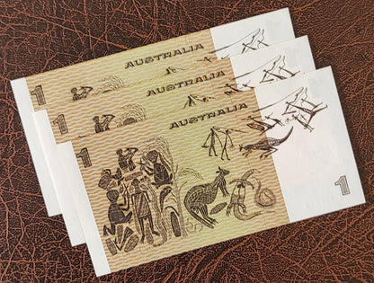 One Dollar 1983 Australia Uncirculated UNC P 42d
