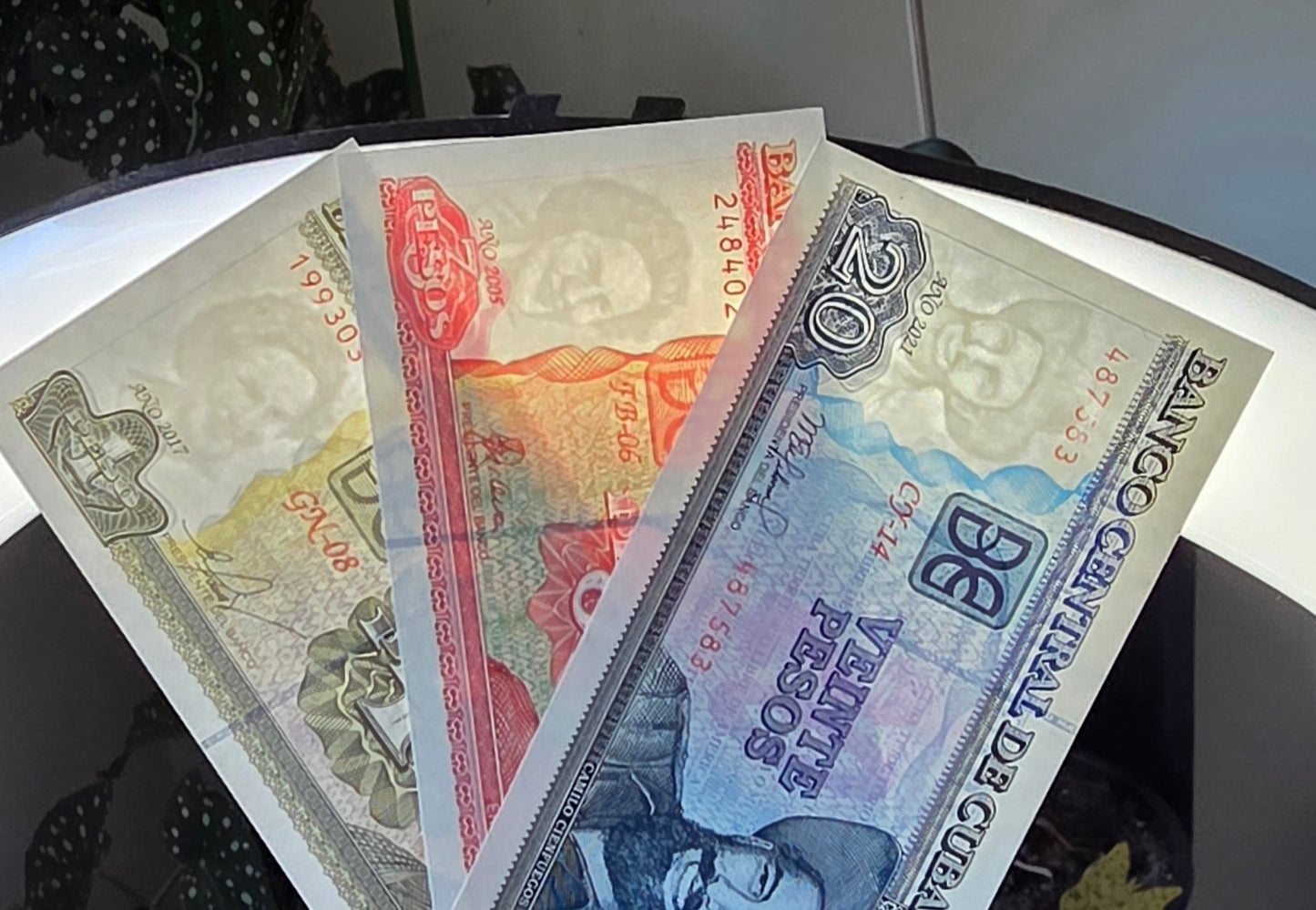 Set of 1, 3 and 20 Pesos 2005- 2021 1990s Central America Uncirculated (UNC) (3 banknotes)