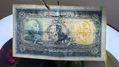 Pahlavi set of 50, 100 and 500 Rials 1938 Fine to Very fine (VF) (Repaired)