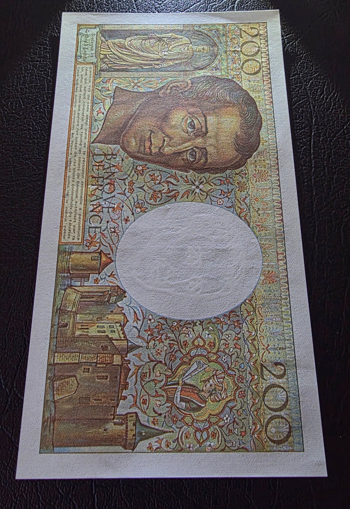 France 200 Francs 1989 Pre- Euro Pascal P 155c Uncirculated (Handelling signs)