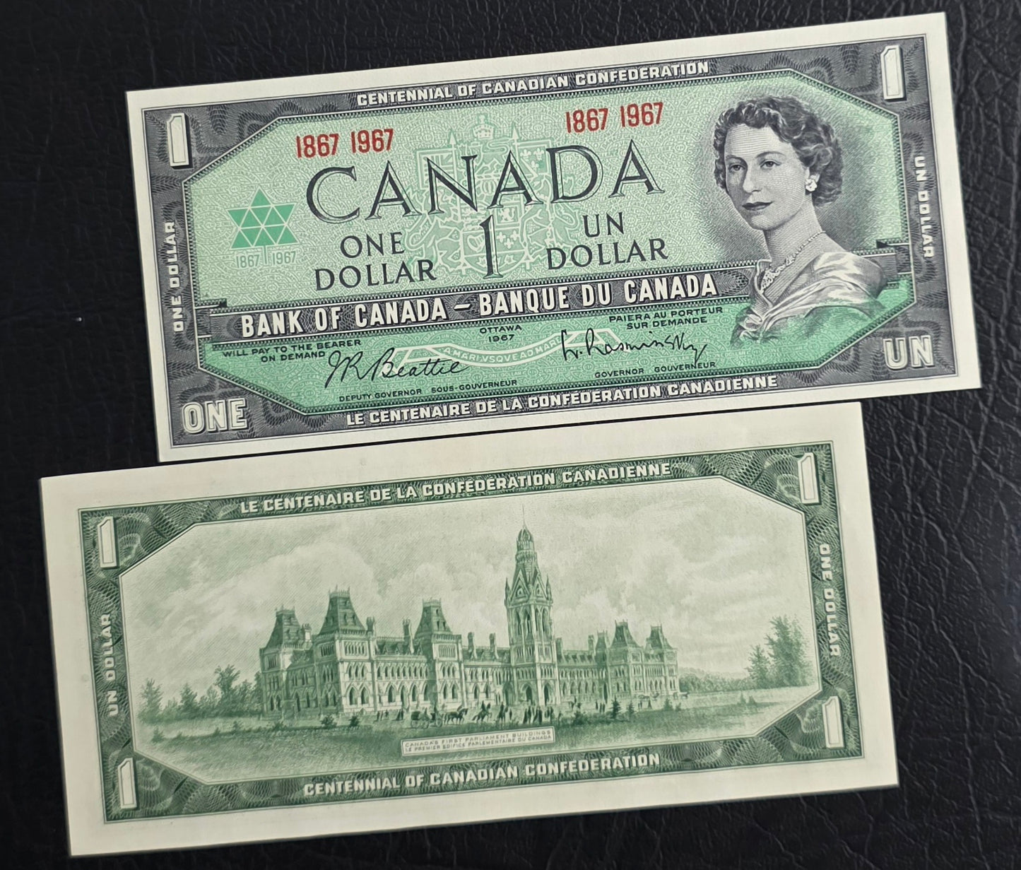 1 One Dollar 1967 Canada Commemorative Uncirculated Gem UNC