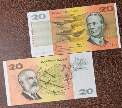 10 Ten Dollars 1989 Australia R412 Mc194 Fraser & Higgins Uncirculated UNC GEM