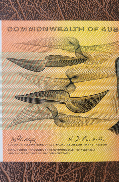 Ten 10 Dollars 1968 Phillips Randall Australia Uncirculated UNC GEM P 41c Rare Signature