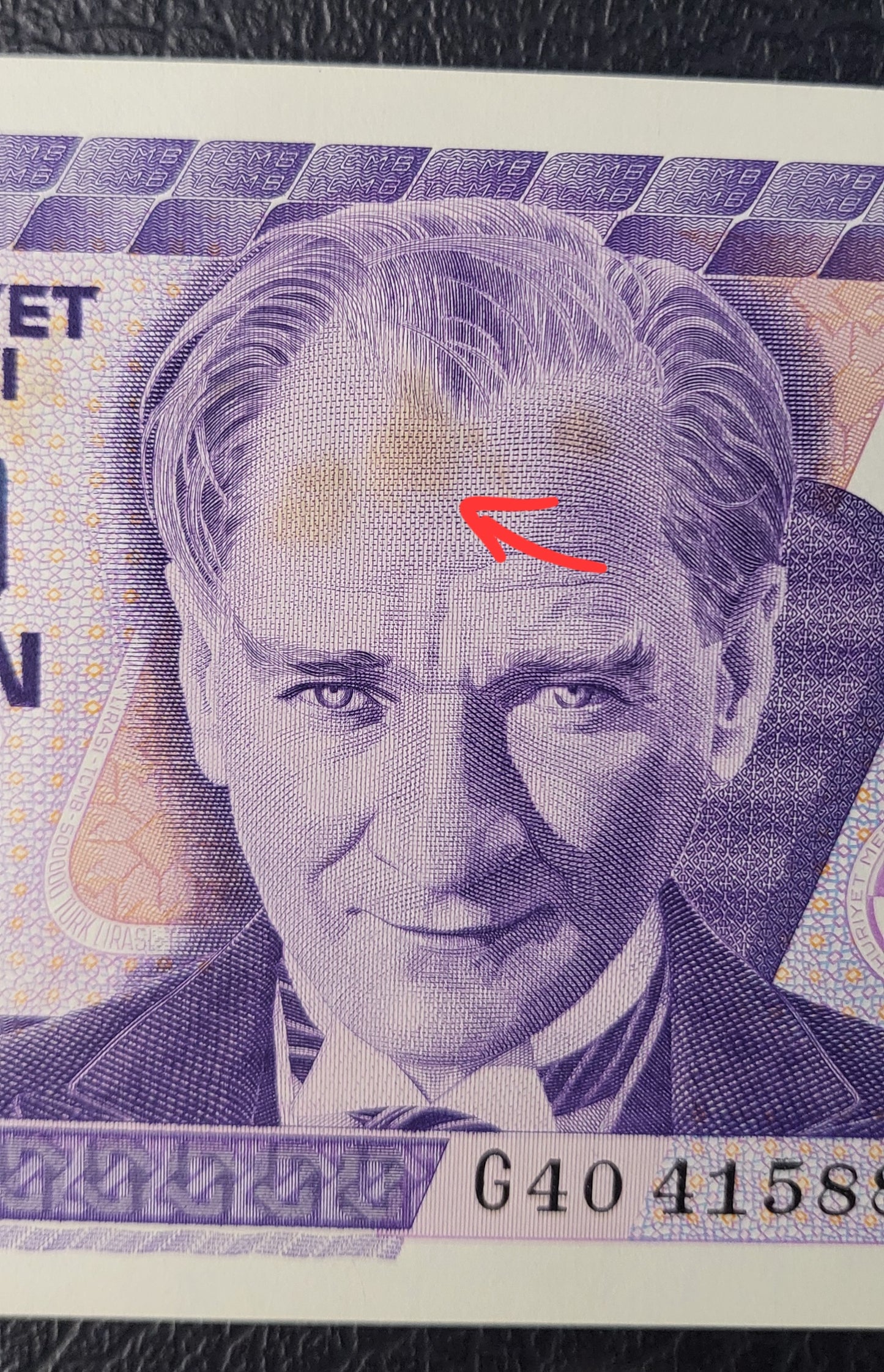 Set of 20000 to one million (20000, 50000, 100000, 250000, 500000 and 1000000 Lira Turkey Türkiye Uncirculated UNC (six banknotes)- rare